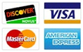 We Accept Credit Cards